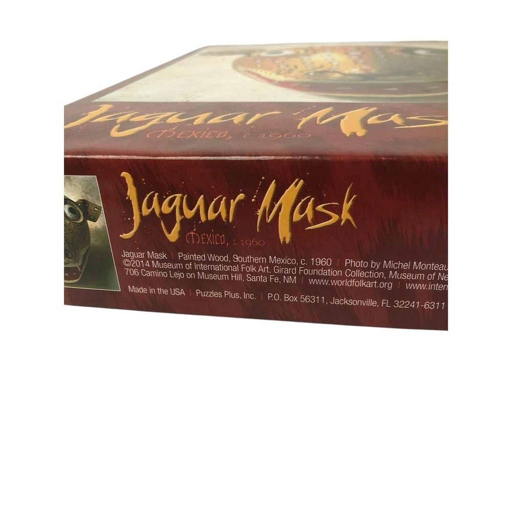 Jaguar Mask Mexico Puzzles 500 Piece Jigsaw Complete 19X19 - Picture 4 of 8